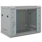vidaXL Ντουλάπα δικτύου με αποθήκευση Γκρι 60 x 45 x 50 εκ Ατσάλι