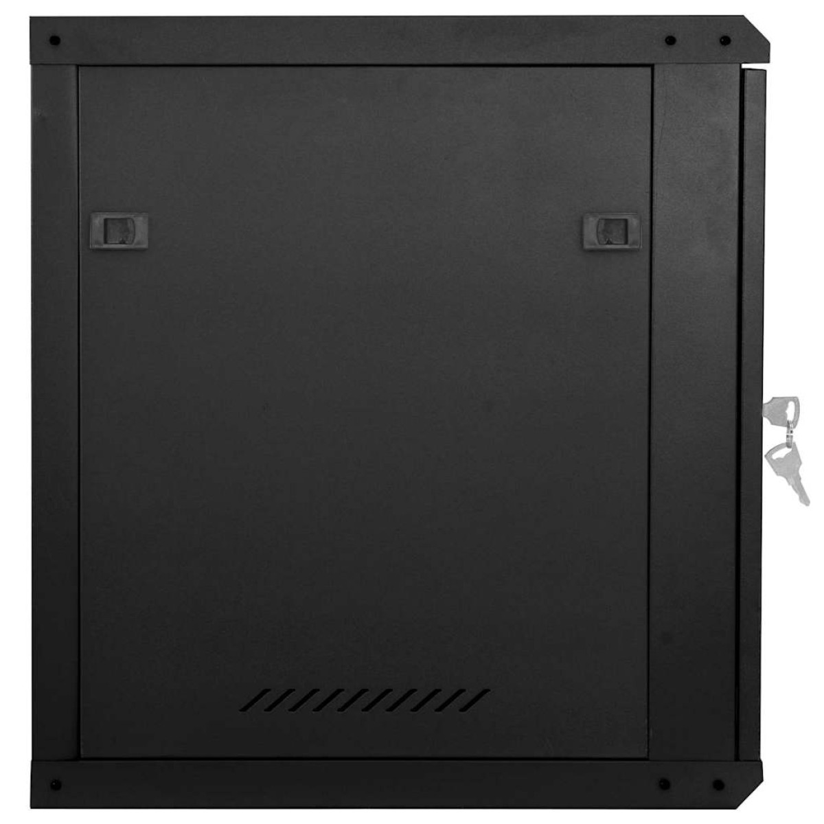 vidaXL Ντουλάπα δικτύου με αποθήκευση Μαύρο 60 x 60 x 50 εκ Ατσάλι