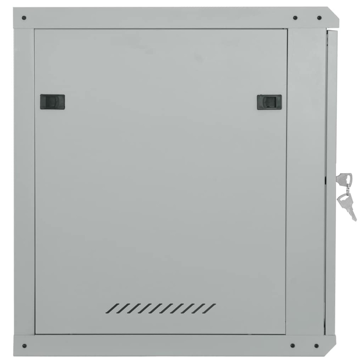 vidaXL Ντουλάπα δικτύου με αποθήκευση Γκρι 60 x 60 x 65 εκ Ατσάλι