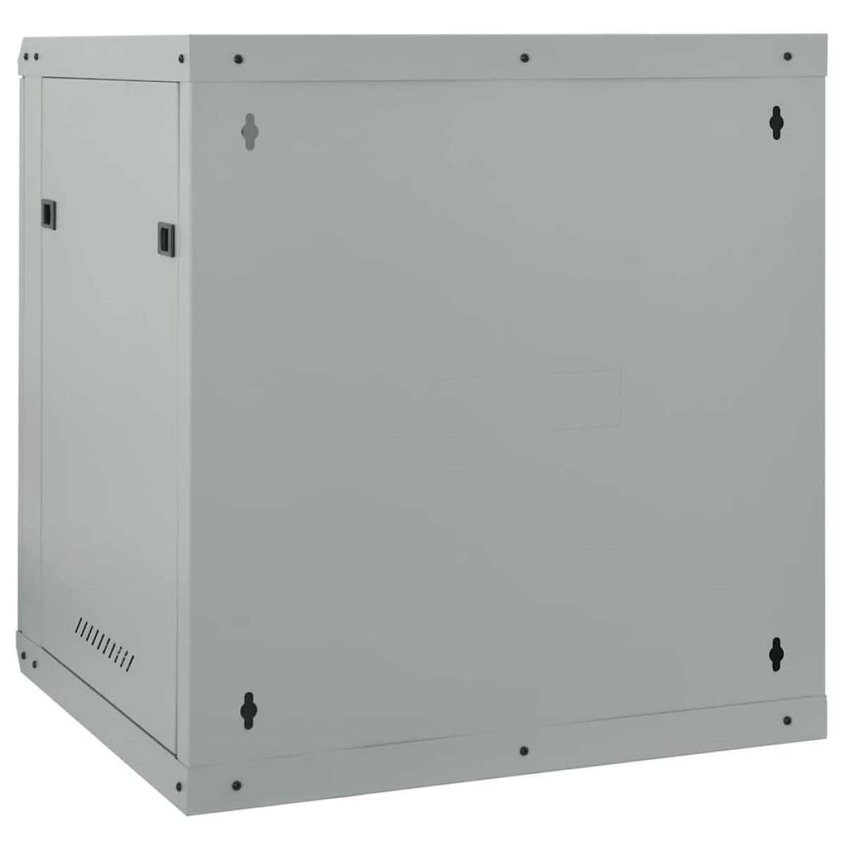 vidaXL Ντουλάπα δικτύου με αποθήκευση Γκρι 60 x 60 x 65 εκ Ατσάλι