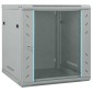 vidaXL Ντουλάπα δικτύου με αποθήκευση Γκρι 60 x 60 x 65 εκ Ατσάλι
