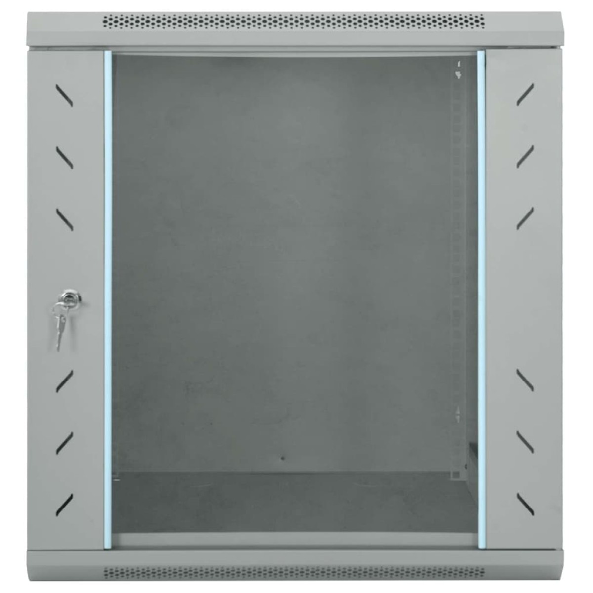 vidaXL Ντουλάπα δικτύου με αποθήκευση Γκρι 60 x 45 x 65 εκ Ατσάλι