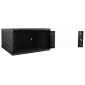 vidaXL Ντουλάπα δικτύου με αποθήκευση Μαύρο 53 x 60 x 30 εκ Ατσάλι