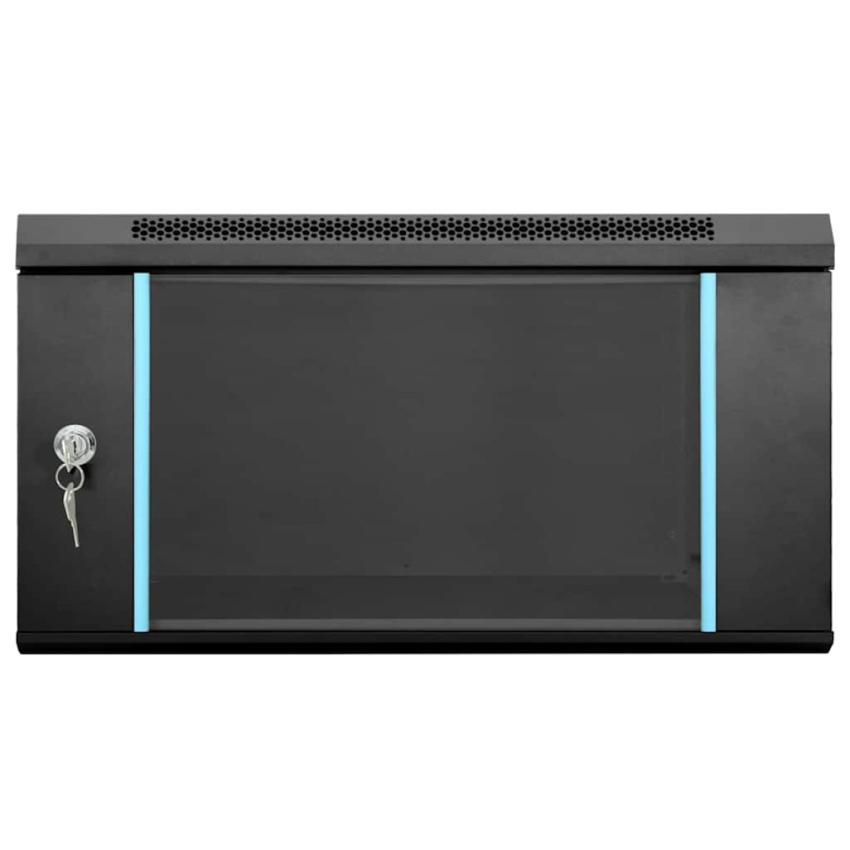 vidaXL Ντουλάπα δικτύου με αποθήκευση Μαύρο 53 x 60 x 30 εκ Ατσάλι