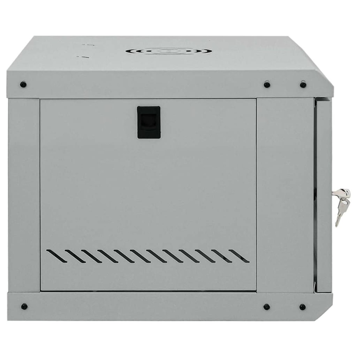 vidaXL Ντουλάπα δικτύου με αποθήκευση Γκρι 53 x 45 x 30 εκ Ατσάλι