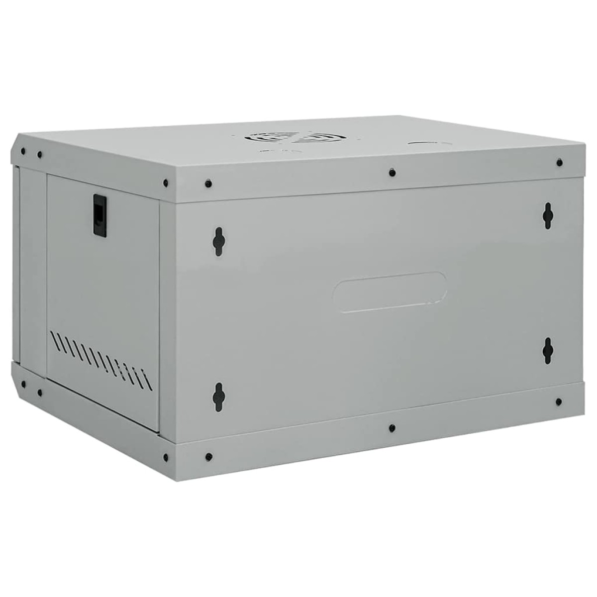 vidaXL Ντουλάπα δικτύου με αποθήκευση Γκρι 53 x 45 x 30 εκ Ατσάλι