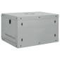 vidaXL Ντουλάπα δικτύου με αποθήκευση Γκρι 53 x 45 x 30 εκ Ατσάλι