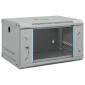 vidaXL Ντουλάπα δικτύου με αποθήκευση Γκρι 53 x 45 x 30 εκ Ατσάλι
