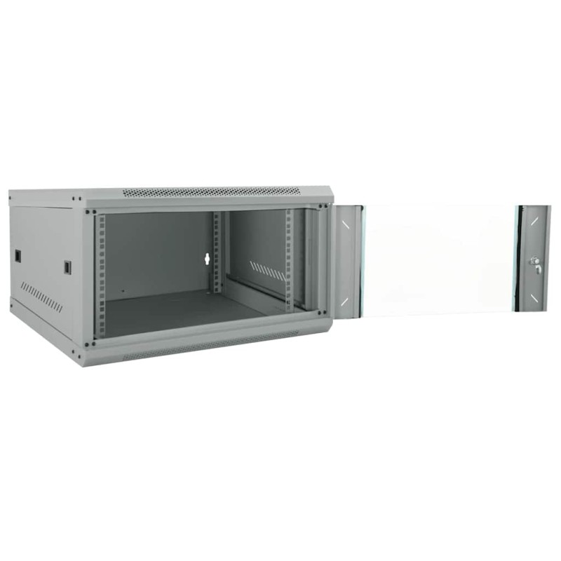 vidaXL Ντουλάπα δικτύου με αποθήκευση Γκρι 53 x 60 x 30 εκ Ατσάλι