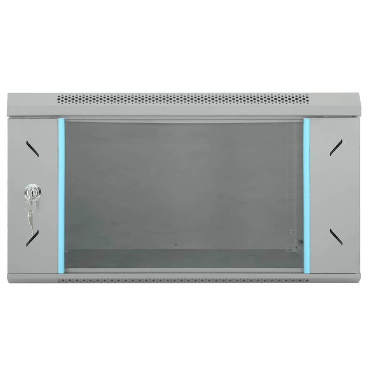 vidaXL Ντουλάπα δικτύου με αποθήκευση Γκρι 53 x 60 x 30 εκ Ατσάλι