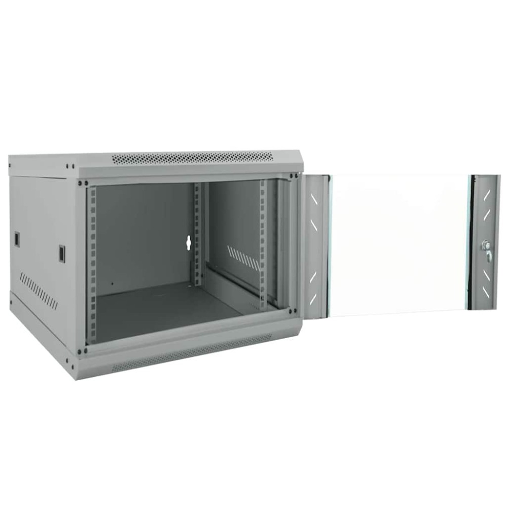 vidaXL Ντουλάπα δικτύου με αποθήκευση Γκρι 53 x 60 x 45 εκ Ατσάλι