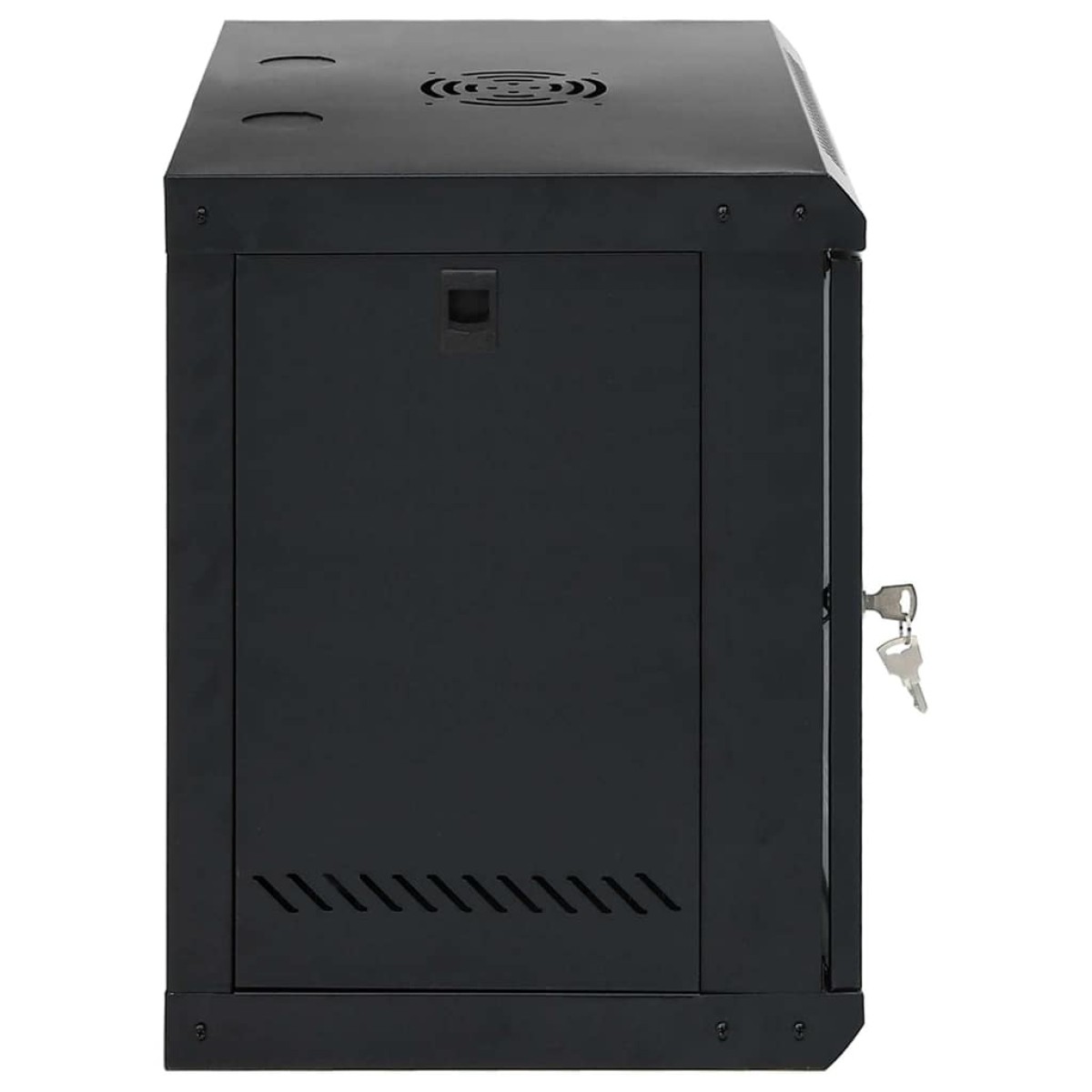 vidaXL Ντουλάπα δικτύου με αποθήκευση Μαύρο 53 x 45 x 60 εκ Ατσάλι