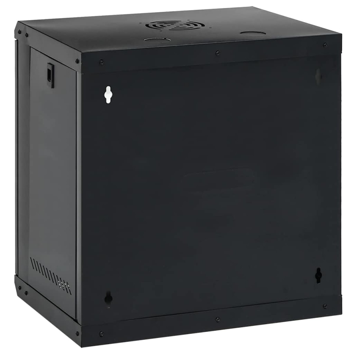 vidaXL Ντουλάπα δικτύου με αποθήκευση Μαύρο 53 x 45 x 60 εκ Ατσάλι