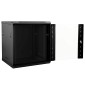 vidaXL Ντουλάπα δικτύου με αποθήκευση Μαύρο 53 x 60 x 60 εκ Ατσάλι