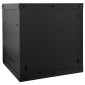 vidaXL Ντουλάπα δικτύου με αποθήκευση Μαύρο 53 x 60 x 60 εκ Ατσάλι