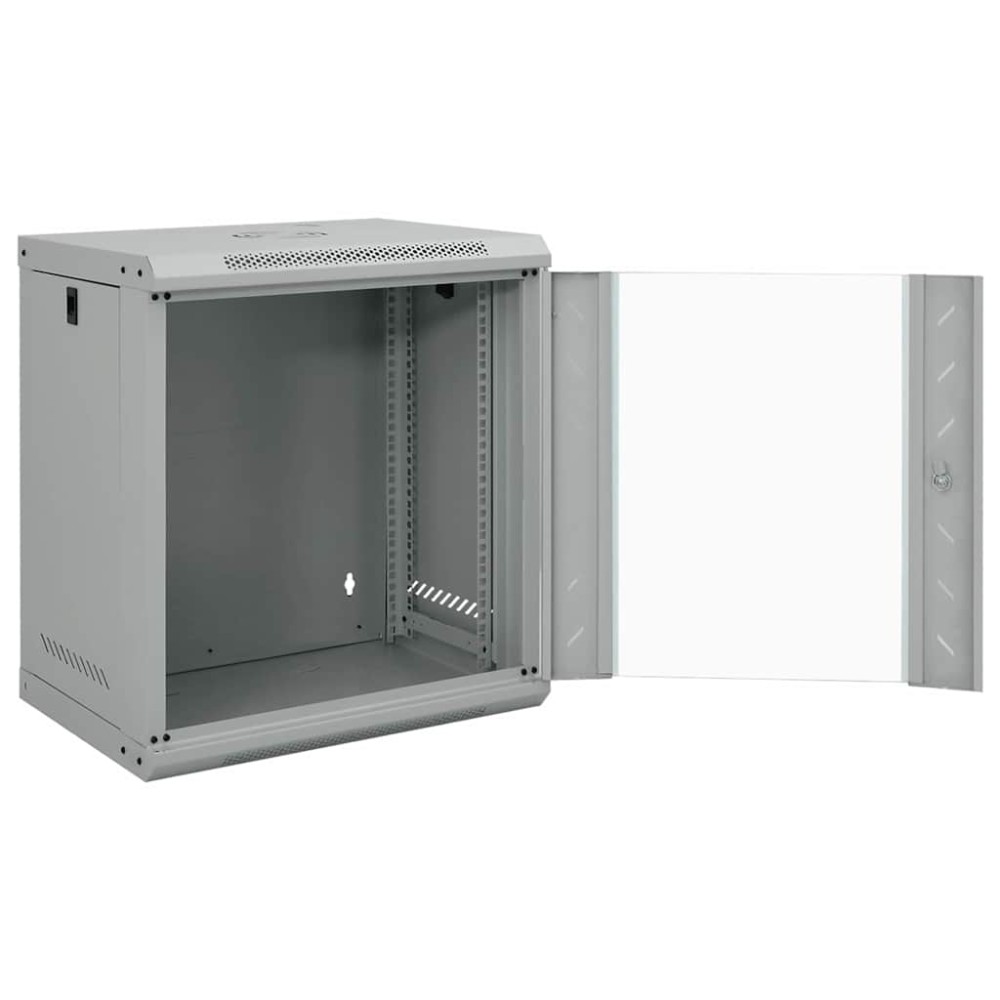 vidaXL Ντουλάπα δικτύου με αποθήκευση Γκρι 53 x 45 x 60 εκ Ατσάλι