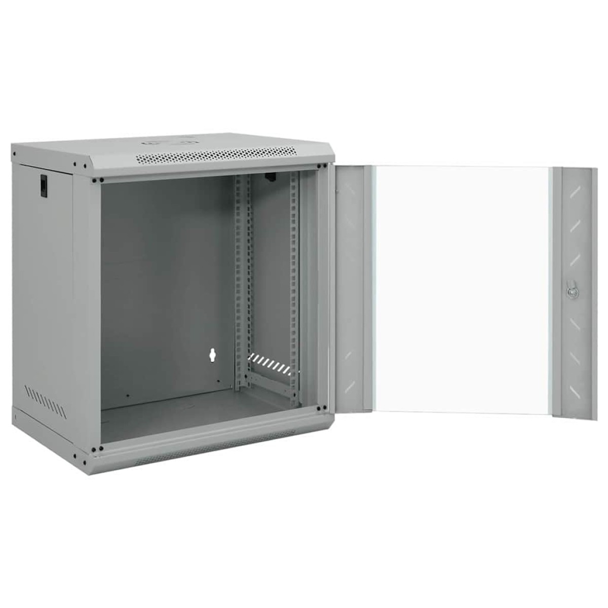 vidaXL Ντουλάπα δικτύου με αποθήκευση Γκρι 53 x 45 x 60 εκ Ατσάλι