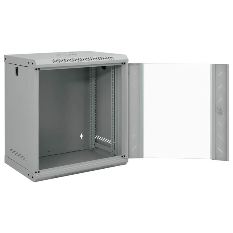 vidaXL Ντουλάπα δικτύου με αποθήκευση Γκρι 53 x 45 x 60 εκ Ατσάλι
