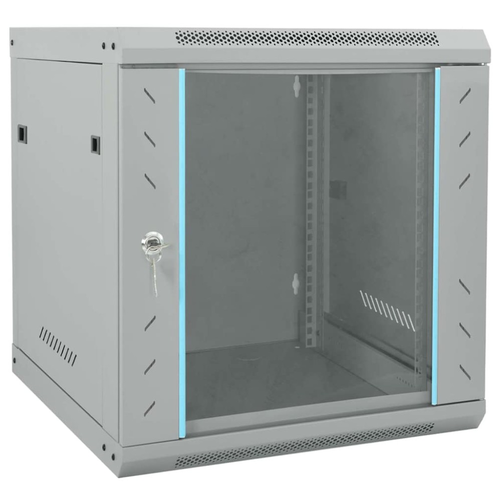 vidaXL Ντουλάπα δικτύου με αποθήκευση Γκρι 53 x 60 x 60 εκ Ατσάλι