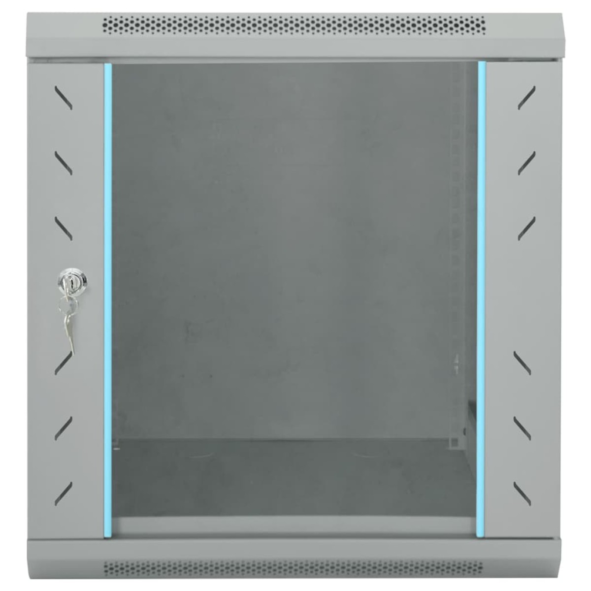 vidaXL Ντουλάπα δικτύου με αποθήκευση Γκρι 53 x 60 x 60 εκ Ατσάλι