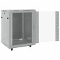 vidaXL Ντουλάπα δικτύου με αποθήκευση Γκρι 60 x 60 x 80 εκ Ατσάλι