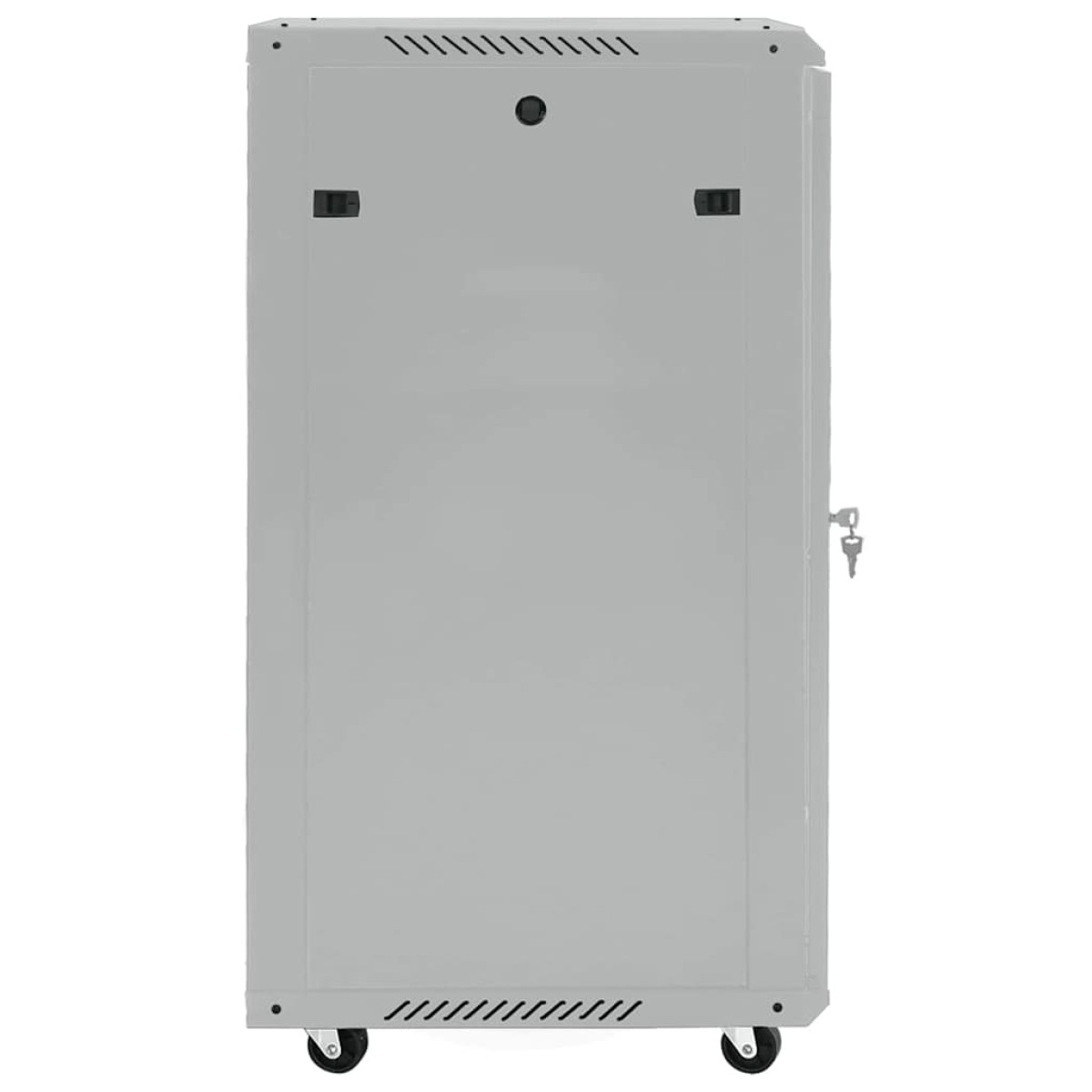 vidaXL Ντουλάπα δικτύου με αποθήκευση Γκρι 60 x 60 x 80 εκ Ατσάλι