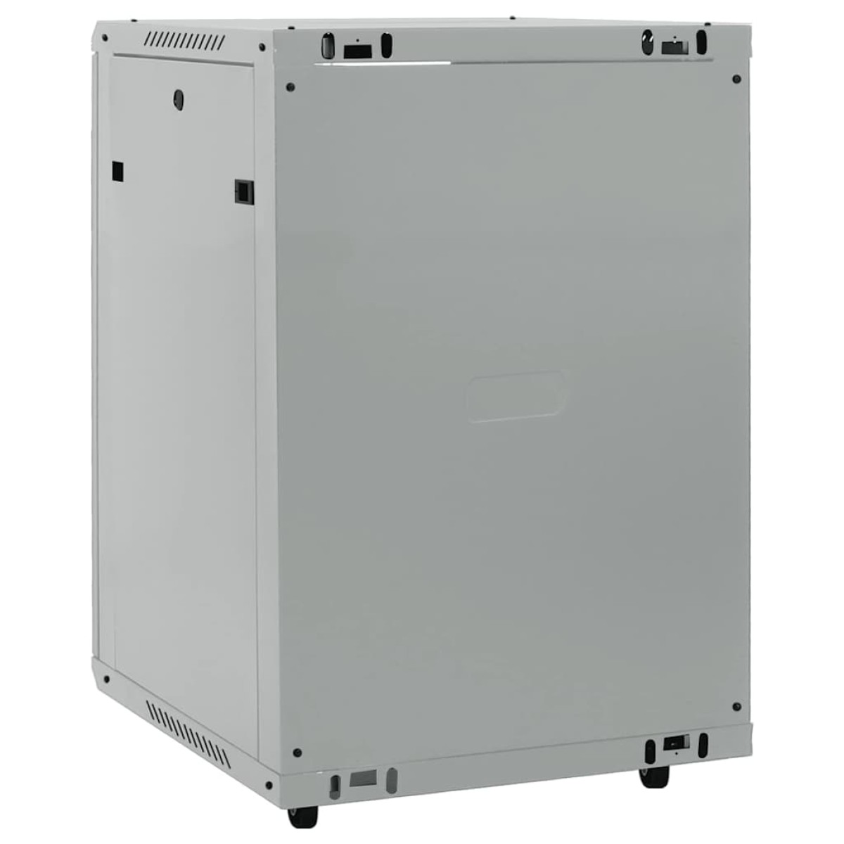 vidaXL Ντουλάπα δικτύου με αποθήκευση Γκρι 60 x 60 x 80 εκ Ατσάλι