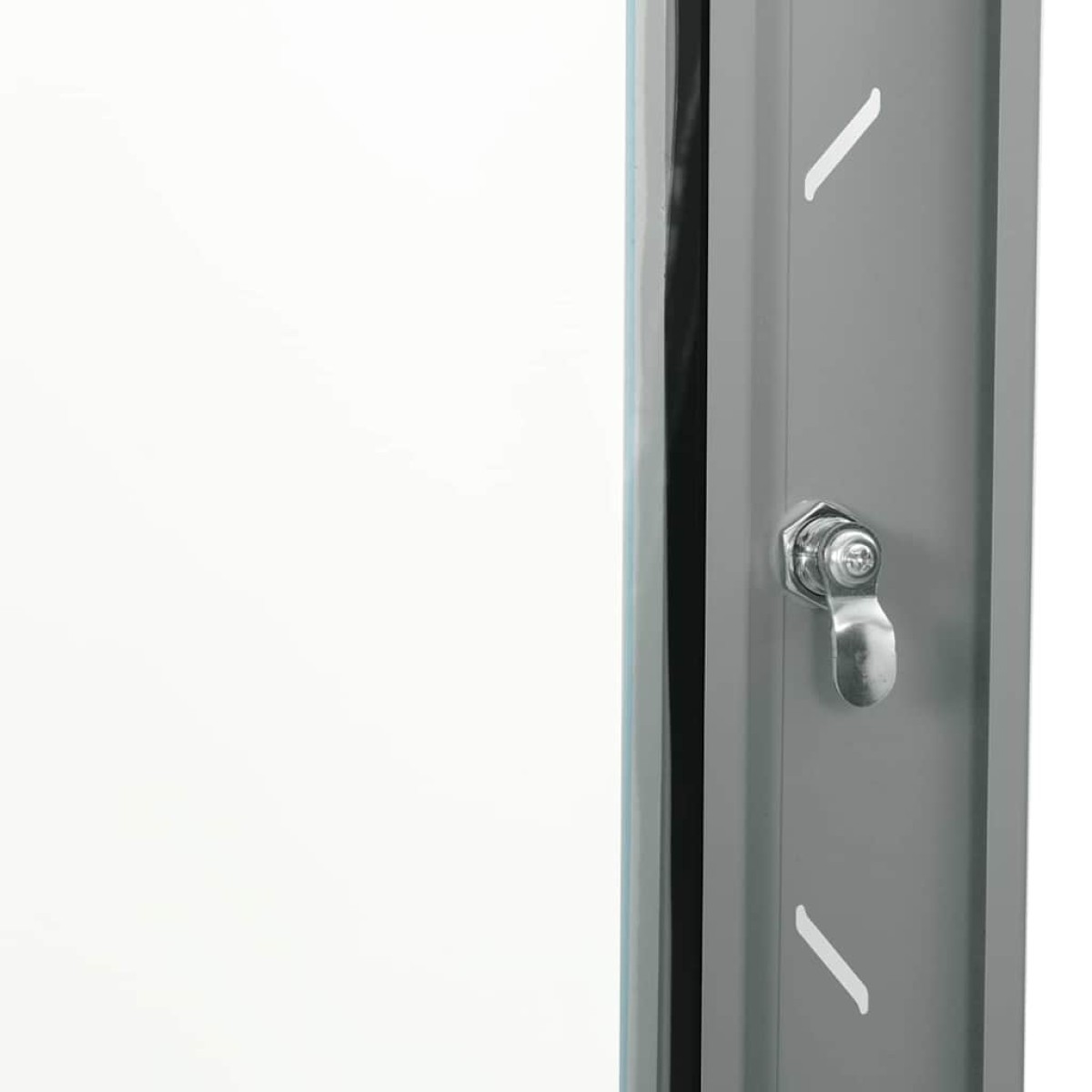 vidaXL Ντουλάπα δικτύου με αποθήκευση Γκρι 60 x 60 x 80 εκ Ατσάλι