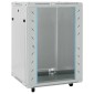 vidaXL Ντουλάπα δικτύου με αποθήκευση Γκρι 60 x 60 x 80 εκ Ατσάλι