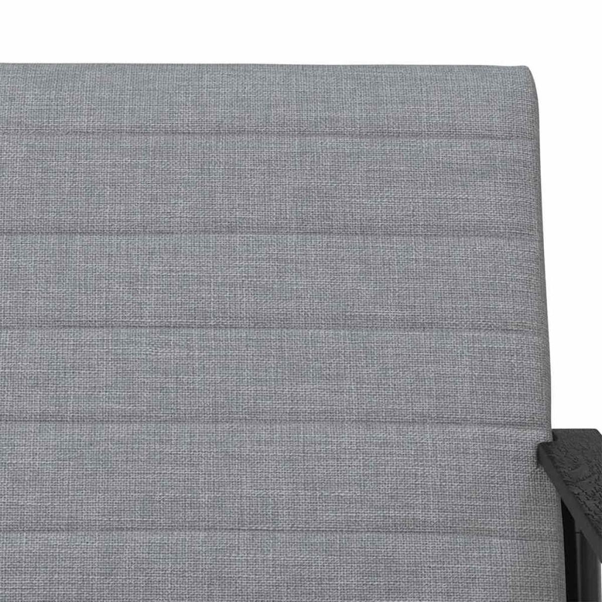 vidaXL Πολυθρόνα Ανοιχτό γκρι 59 x 75 x 78 εκ ύφασμα