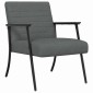 vidaXL Πολυθρόνα Σκούρο Γκρι 59 x 75 x 78 εκ ύφασμα