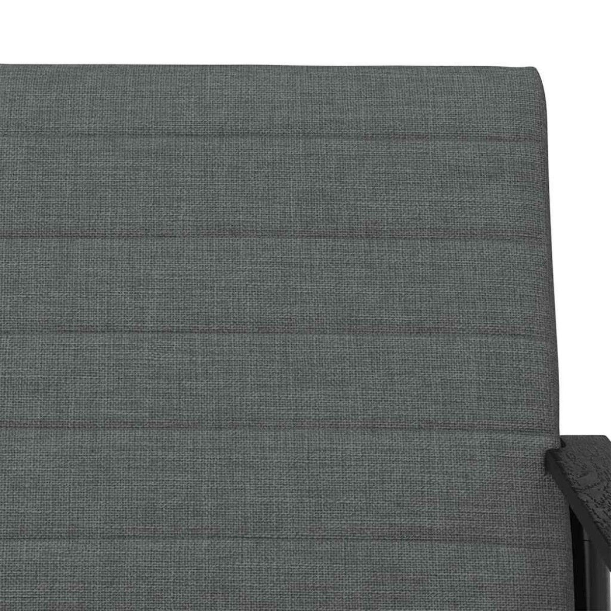 vidaXL Πολυθρόνα Σκούρο Γκρι 59 x 75 x 78 εκ ύφασμα