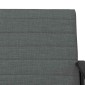vidaXL Πολυθρόνα Σκούρο Γκρι 59 x 75 x 78 εκ ύφασμα