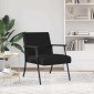 vidaXL Πολυθρόνα Μαύρο 59 x 75 x 78 εκ ύφασμα