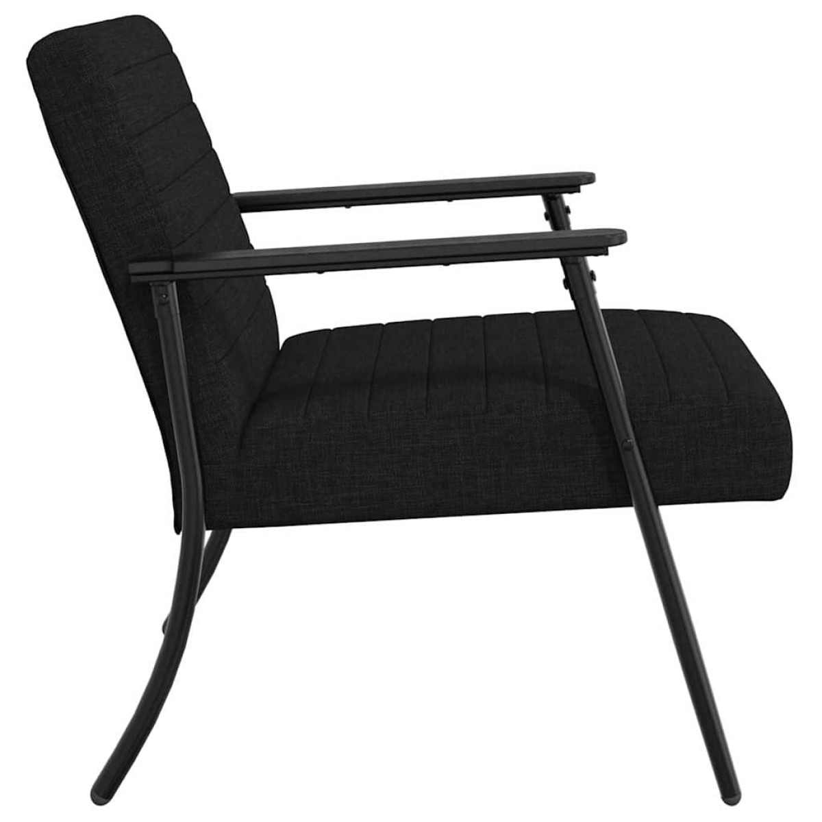 vidaXL Πολυθρόνα Μαύρο 59 x 75 x 78 εκ ύφασμα
