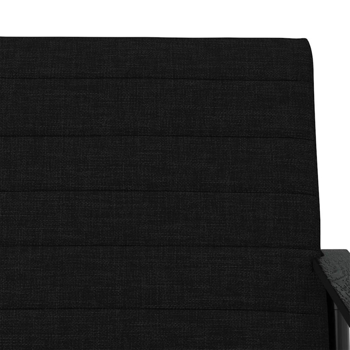 vidaXL Πολυθρόνα Μαύρο 59 x 75 x 78 εκ ύφασμα