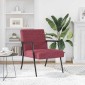 vidaXL Πολυθρόνα Κόκκινο 59 x 75 x 78 εκ ύφασμα