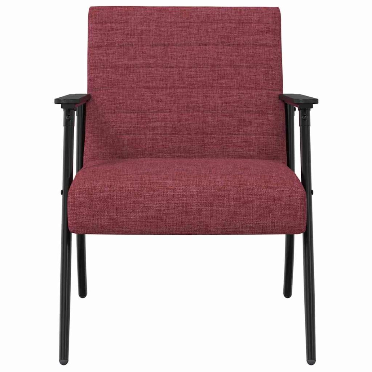 vidaXL Πολυθρόνα Κόκκινο 59 x 75 x 78 εκ ύφασμα