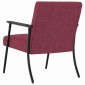 vidaXL Πολυθρόνα Κόκκινο 59 x 75 x 78 εκ ύφασμα