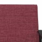 vidaXL Πολυθρόνα Κόκκινο 59 x 75 x 78 εκ ύφασμα