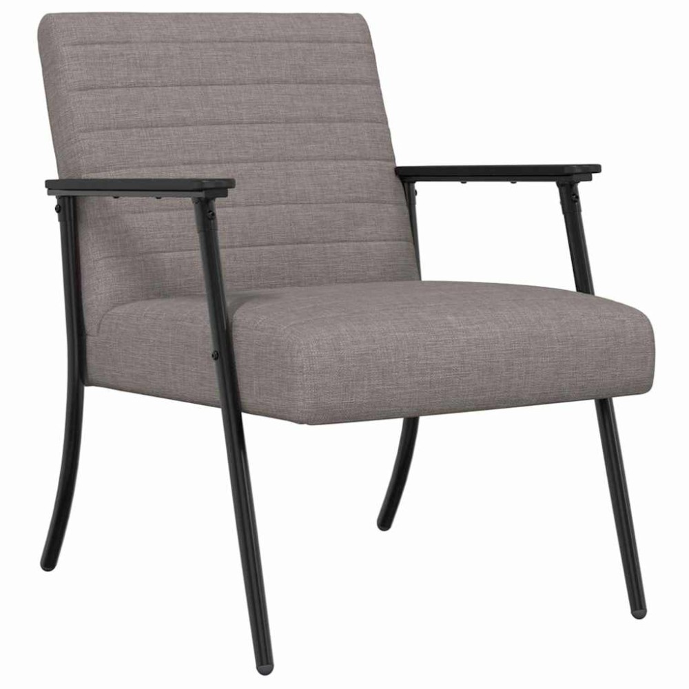 vidaXL Πολυθρόνα Taupe 59 x 75 x 78 εκ ύφασμα