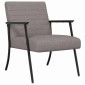 vidaXL Πολυθρόνα Taupe 59 x 75 x 78 εκ ύφασμα