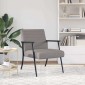 vidaXL Πολυθρόνα Taupe 59 x 75 x 78 εκ ύφασμα