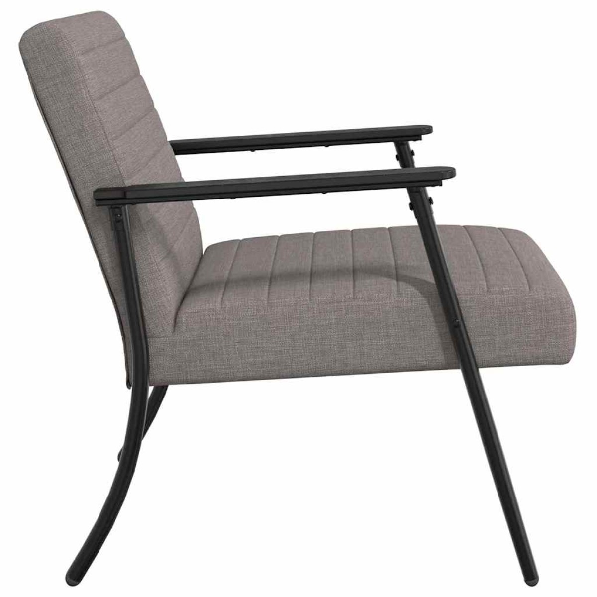 vidaXL Πολυθρόνα Taupe 59 x 75 x 78 εκ ύφασμα