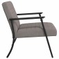 vidaXL Πολυθρόνα Taupe 59 x 75 x 78 εκ ύφασμα