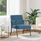 vidaXL Πολυθρόνα Μπλε 59 x 75 x 78 εκ Βελούδο