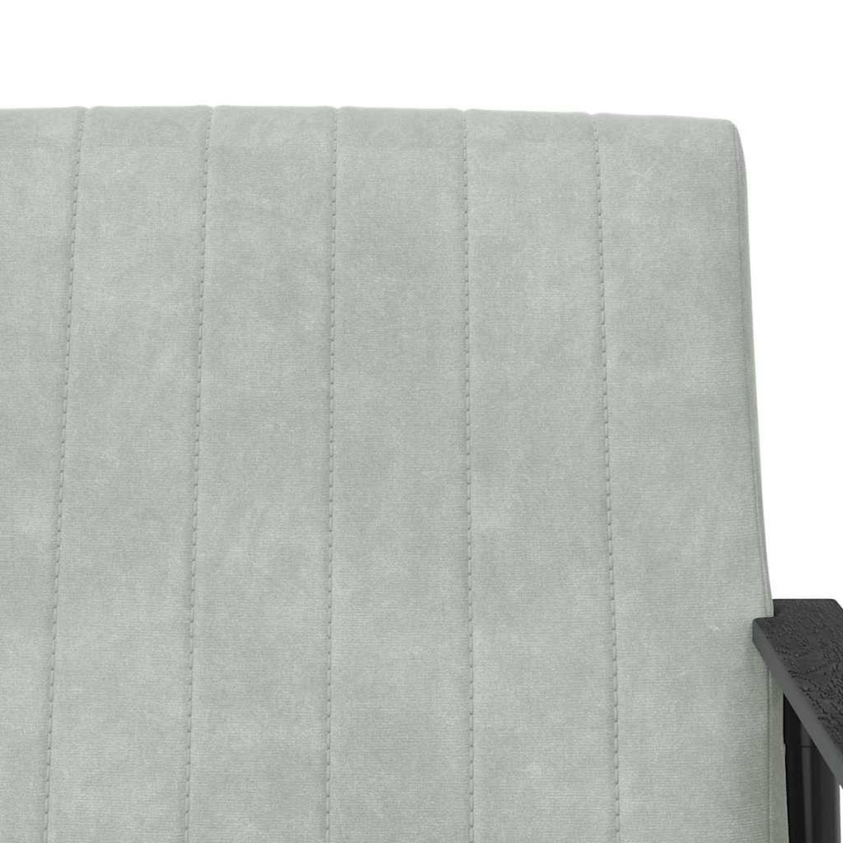 vidaXL Πολυθρόνα Ανοιχτό γκρι 59 x 75 x 78 εκ Βελούδο