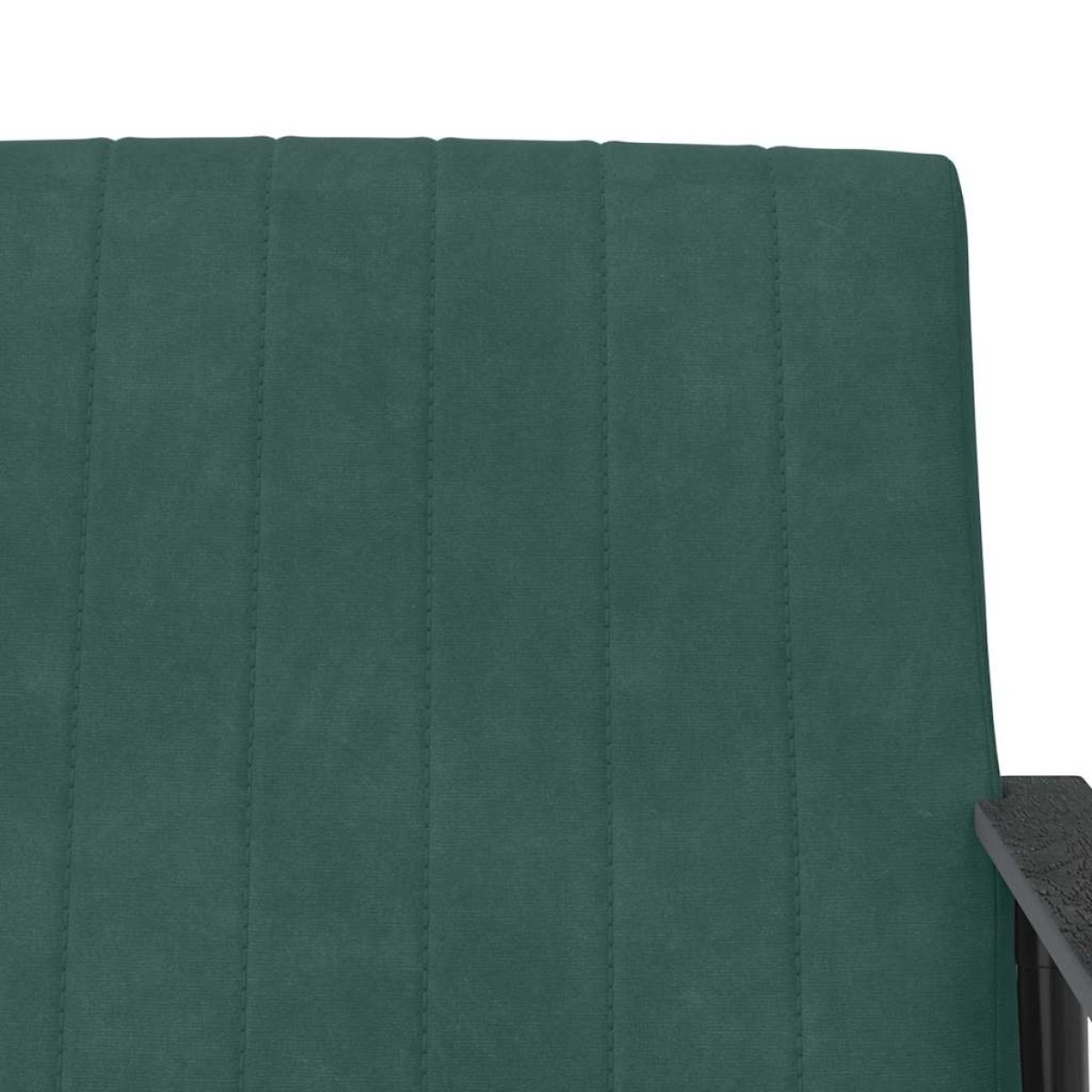vidaXL Πολυθρόνα Σκούρο Πράσινο 59 x 75 x 78 εκ Βελούδο