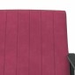 vidaXL Πολυθρόνα Κόκκινο 59 x 75 x 78 εκ Βελούδο