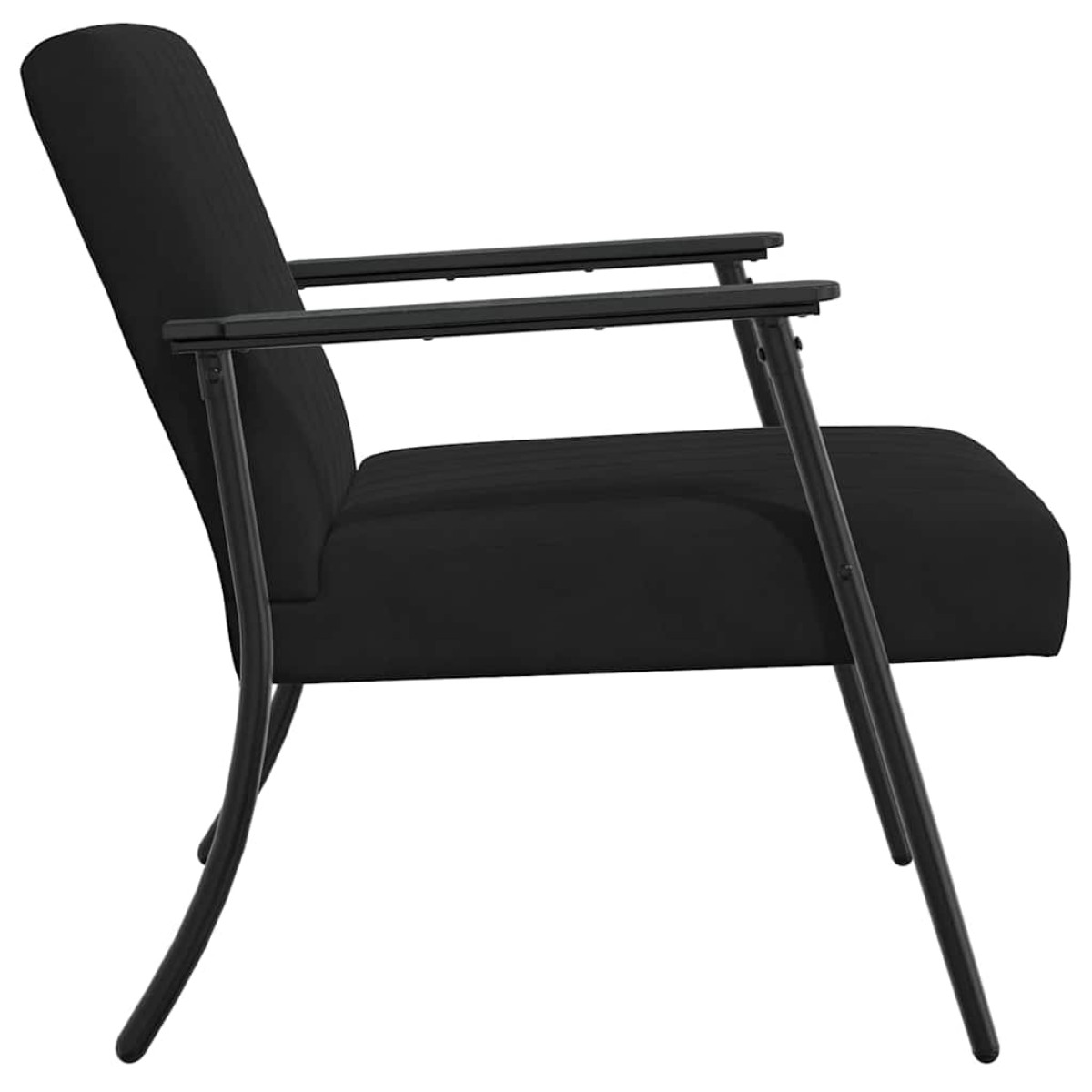vidaXL Πολυθρόνα Μαύρο 59 x 75 x 78 εκ Βελούδο
